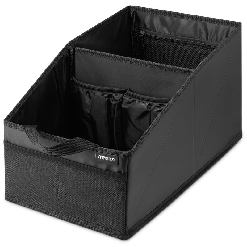 Handy Laundry Fold-Away Car Trunk Organizer â€“ Non-Slip Securing Fasteners â€“ 22 x 10 x 11 Inches â€“ Prevents Shifting and Rolling (Black) - Image 3